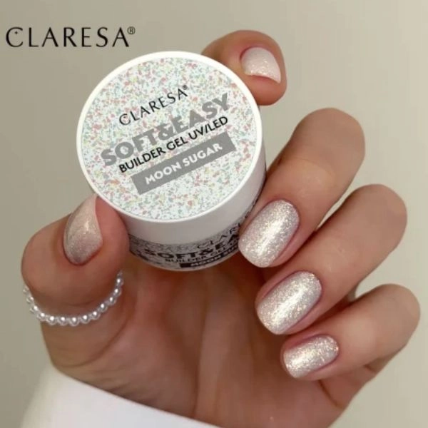 Claresa SOFT&EASY UV/LED builder gel - Moon Sugar, 45g