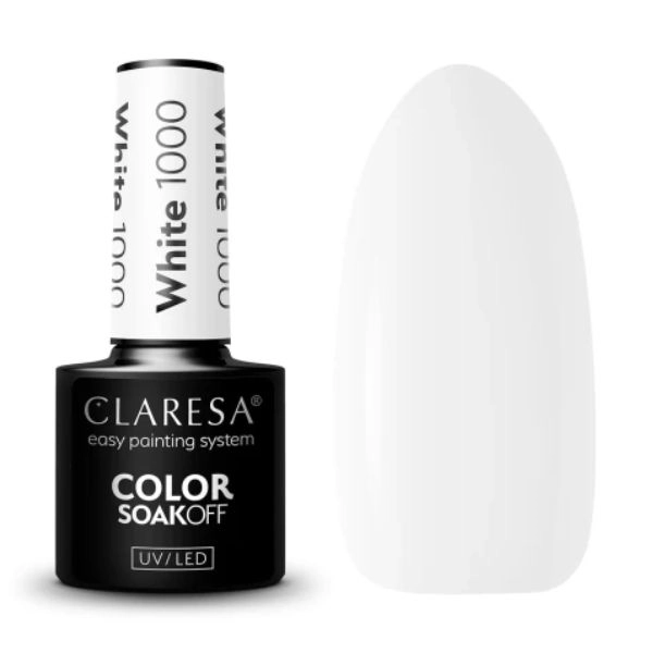 Claresa UV/LED Color Soak Off - White 1000, 5g