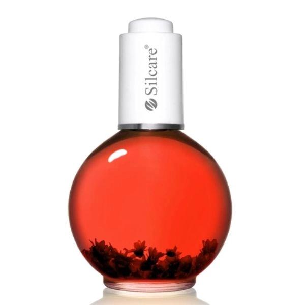 Silcare Köröm- és körömápoló olaj – Strawberry Crimson, 75 ml