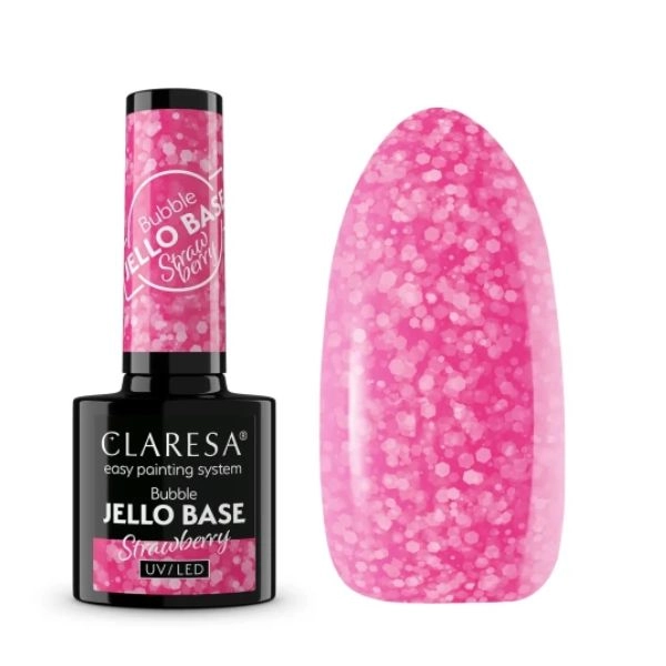 Claresa UV/LED Bubble Jello Base Strawberry, 5g