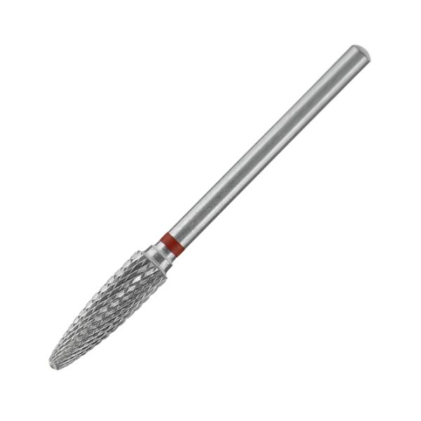 Staleks Pro Expert 4/14 mm kerek kúpos csiszolófej, piros