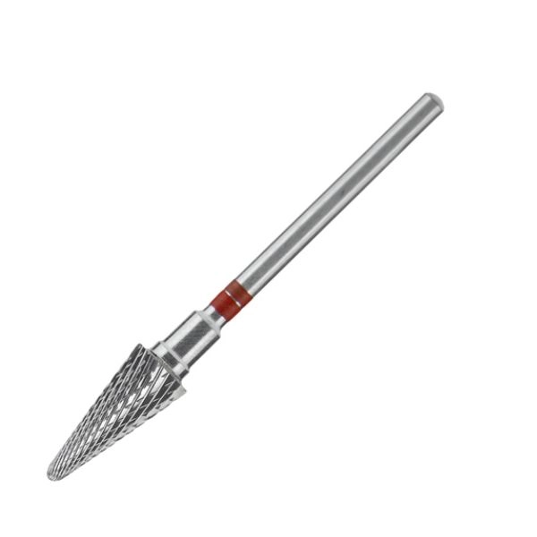 Staleks Pro Expert 6/14 mm balra forgó csiszolófej, piros