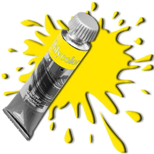 Polycolor akryl festék - 100 Lemon Yellow 20ml