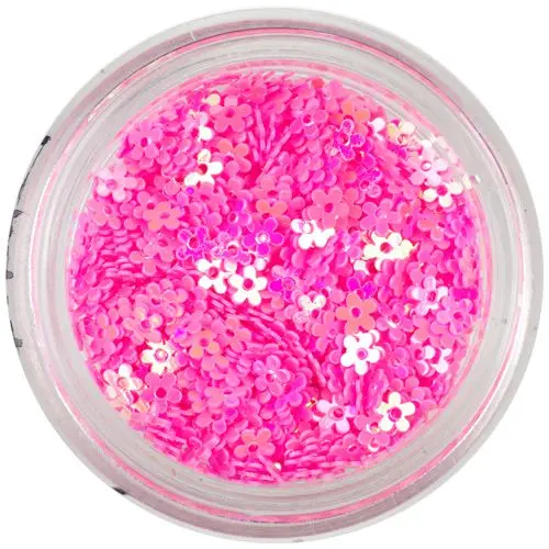 Lyukas virágok - pink