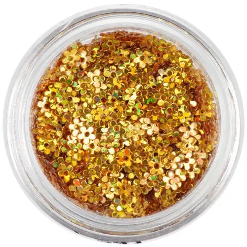 Hologrammos dísz - lyukas virág