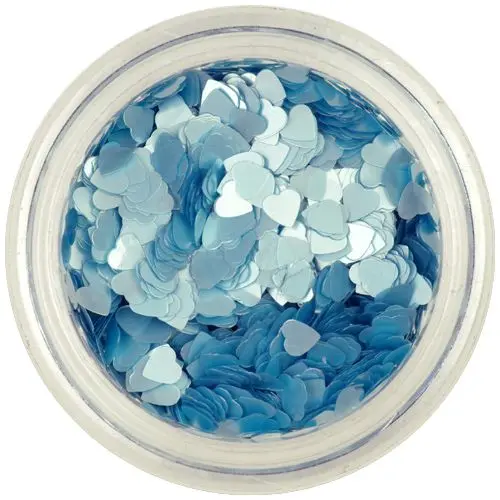 Világoskék szívecskék