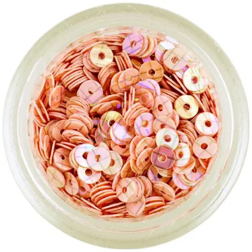 Lyukas karika – világos rózsaszín nail art flitter, fekete csíkokkal