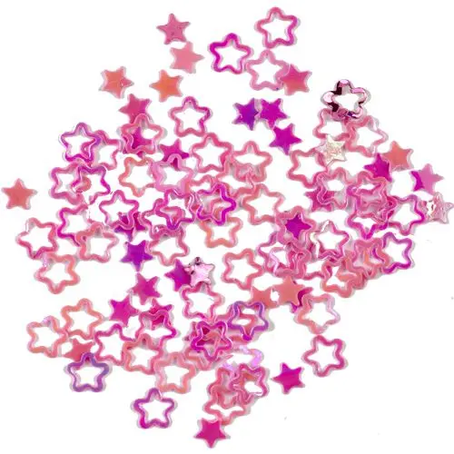 Dekorációs csillag - rózsaszín