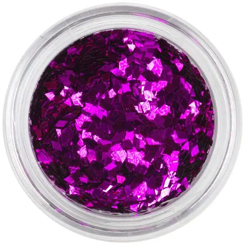 Díszítő konfetti - ciklámen, gyémánt