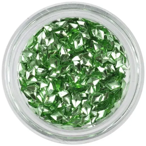 Világoszöld nail art dísz - 3D gyémánt