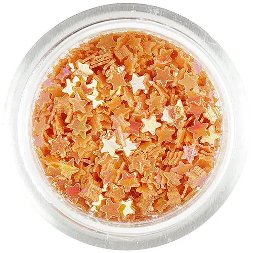 Díszítő csillagocskák – baracksárga