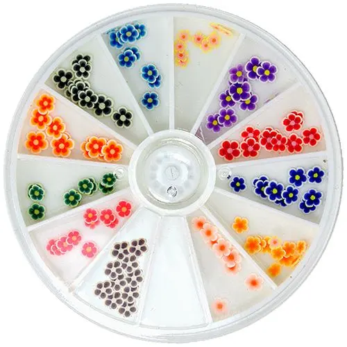 Fimo virágos dekoráció -  készlet