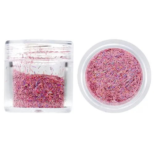 Nail art dísz - hologrammos, fáradt rózsaszín 10g