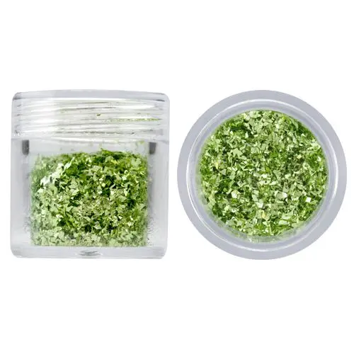 Nail art körömdísz - világoszöld 10g