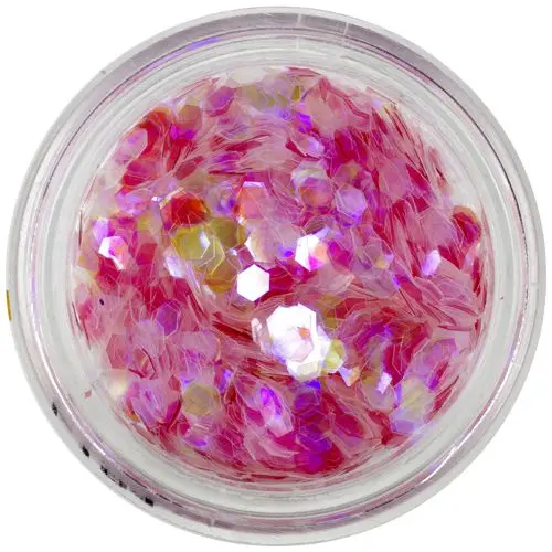 Hatszögek, aquaelements - világosrózsaszín