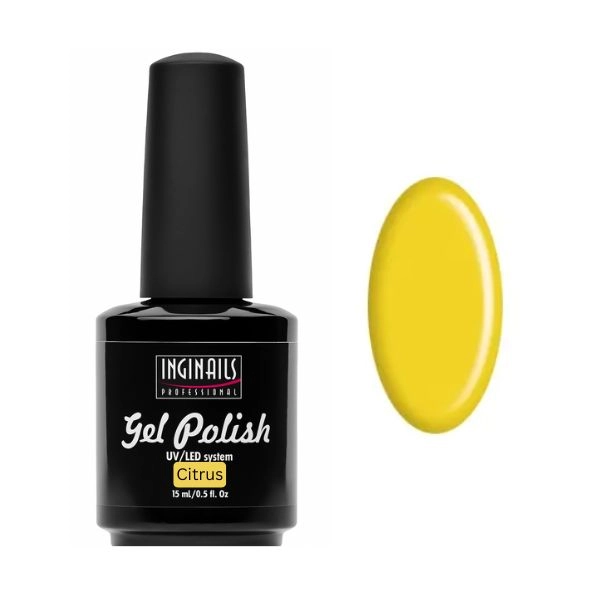 Inginails Zselés körömlakk, 3in1 - Citrus 15ml/gél lakk készítés