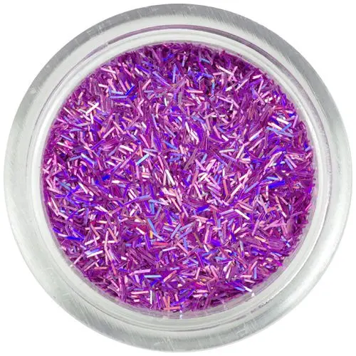 Világos rózsaszín szálak, hologramm