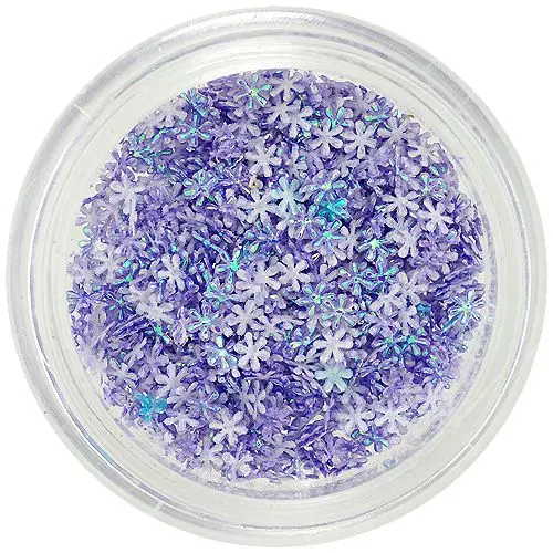 3D virágok, mini – világoslila