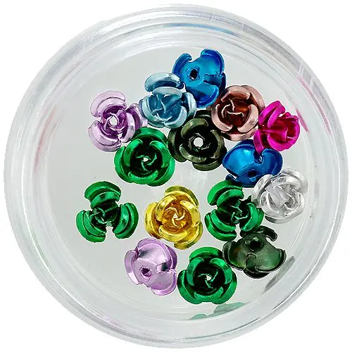 Színes kerámia rózsák