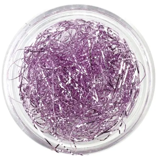 Dekorációs fonalak - rózsaszín, fényes