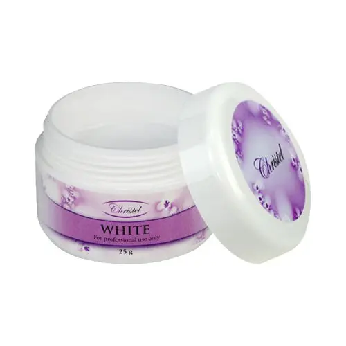 UV zselé Christel - White gel, 25g 