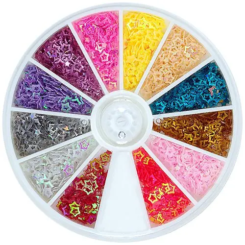 Körömdíszek boxban – csillagok, körvonalak