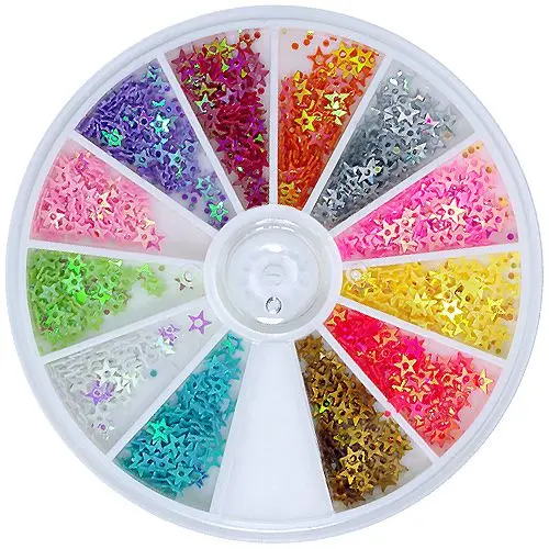 Díszítő, lyukas csillagocska készlet