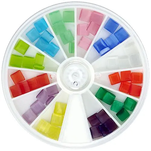 Nail art kövecskék - négyzetek