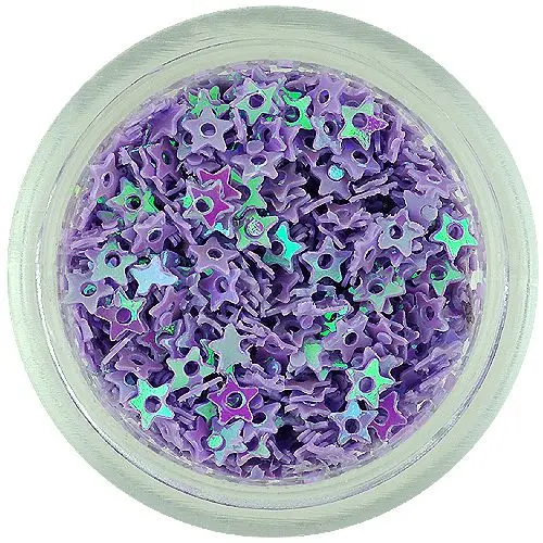 Csillagocskák lyukkal – lila