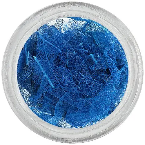 Kék szárított levelek