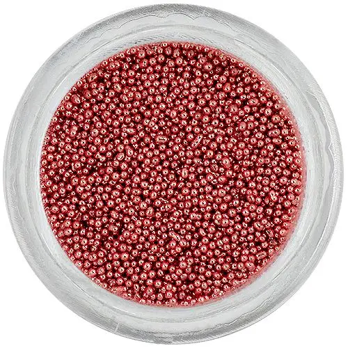 Gyöngyök 0,5mm - rézvörös