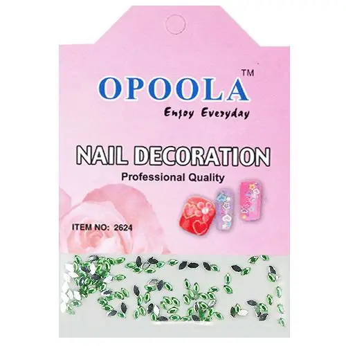 Ovális kövek – világoszöld tasakban, 120db