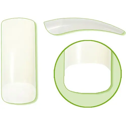 Műköröm tipek 50db  - Perfect Square Natural, 2-es