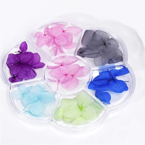 Szárított virágok - körömdíszítő szett