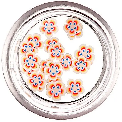 Fimo Nail Art - virágszeletek