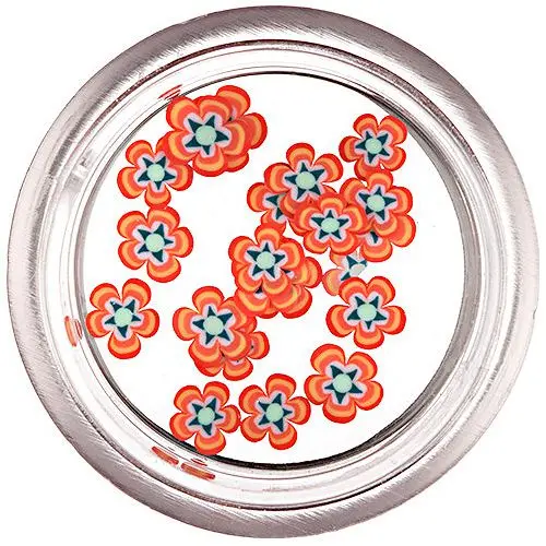 Szeletelt virágrúd - Fimo Nail Art