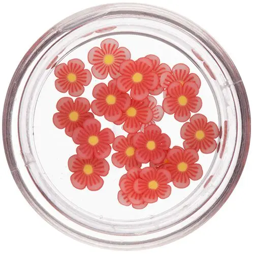 Szelelt gumivirágok - Fimo Nail Art