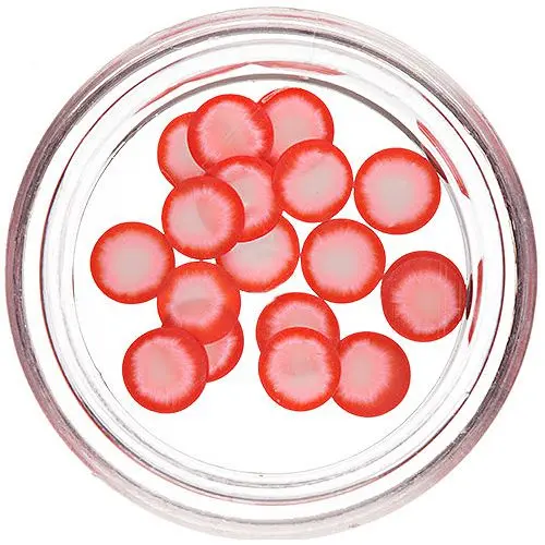 Fimo fruits - licsi szeletek